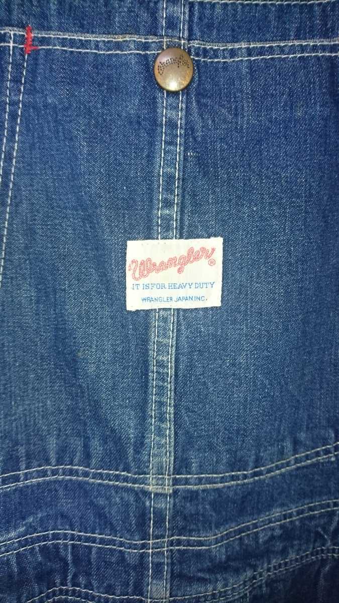  Wrangler Showa era. Vintage, overall 