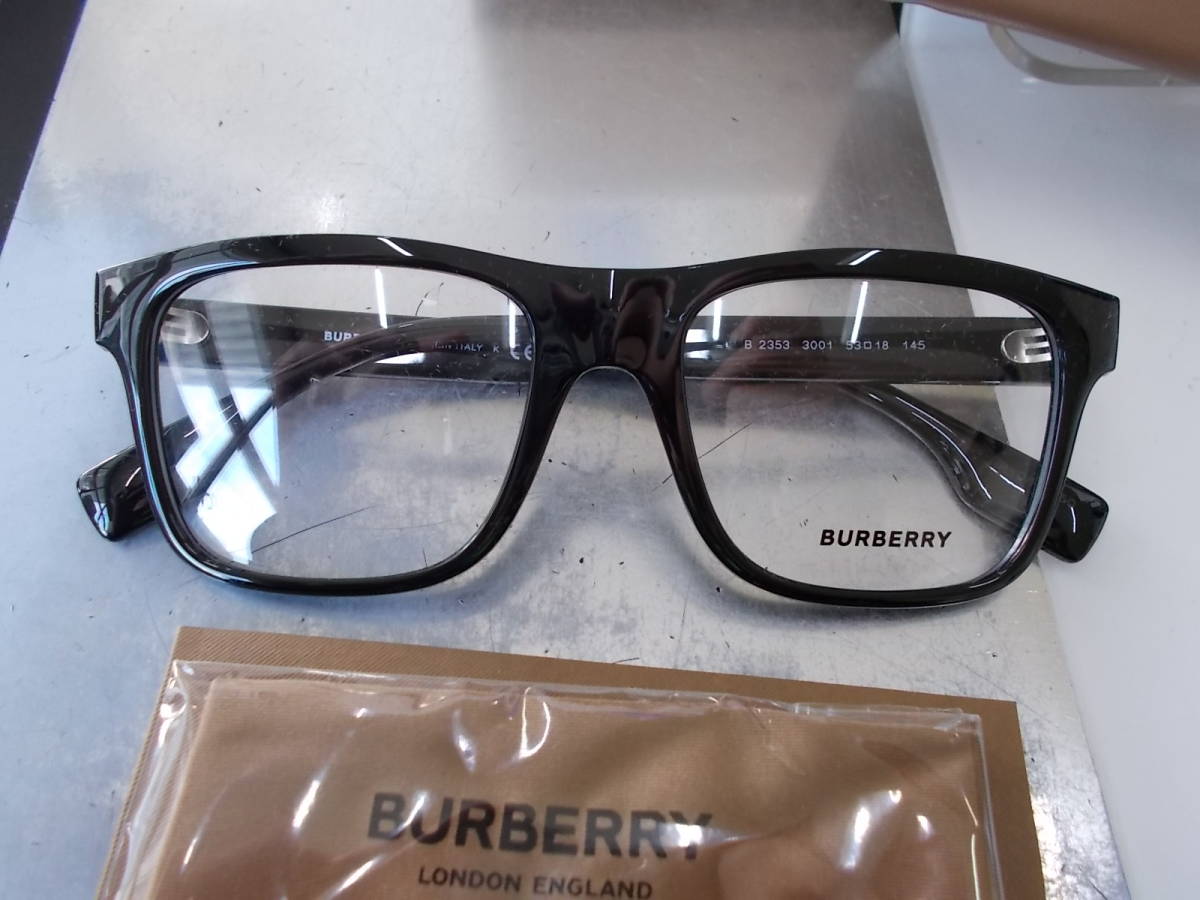 バーバリー BURBERRY 眼鏡フレームB2353-3001-53 お洒落 リカルドティッシ