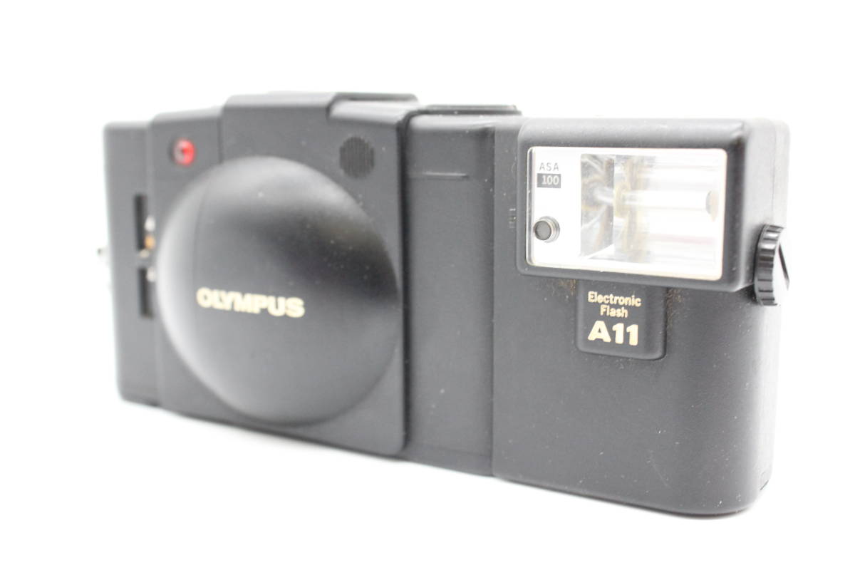 販売販売店舗 オリンパス XA2 35mm F3.5 + A11 ストロボ コンパクト フィルムカメラ