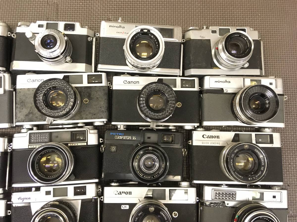 【レンジファインダー カメラ大量】Olympus-35 Yashica Canon Fujica など ボディ大量まとめ ジャンク D30_画像3