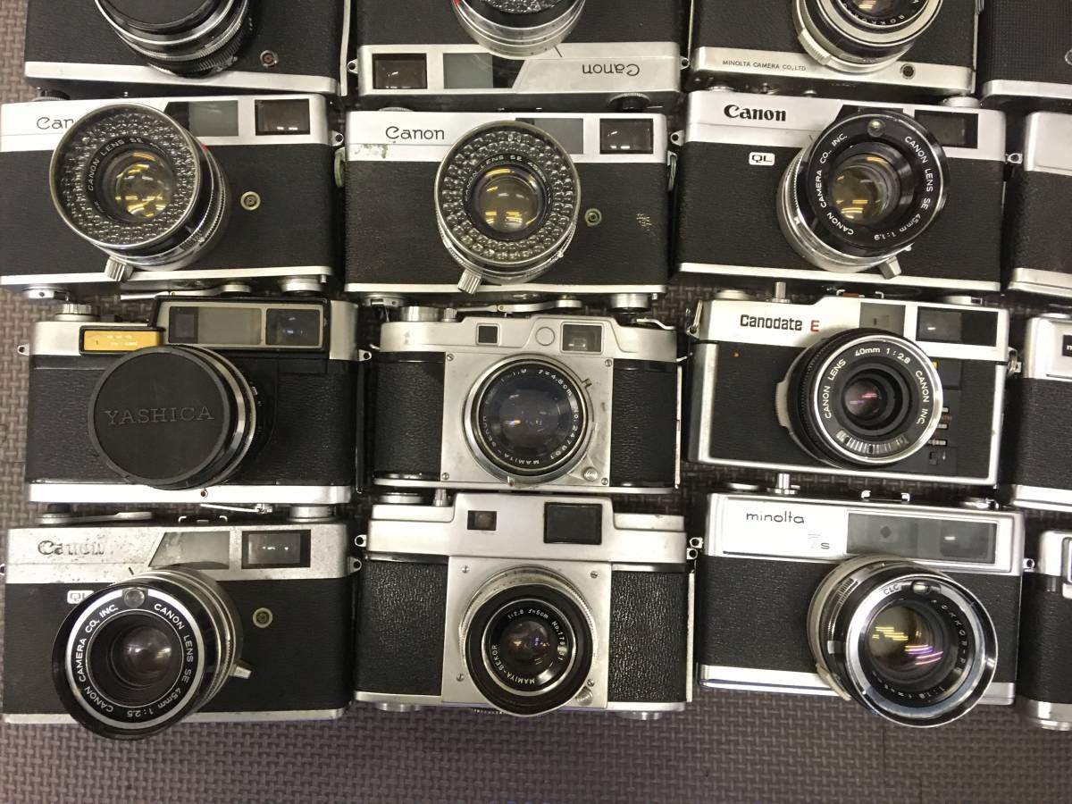 【レンジファインダー カメラ大量まとめ】 Canon Minolta Petri など ボディ大量セット ジャンク D32_画像4
