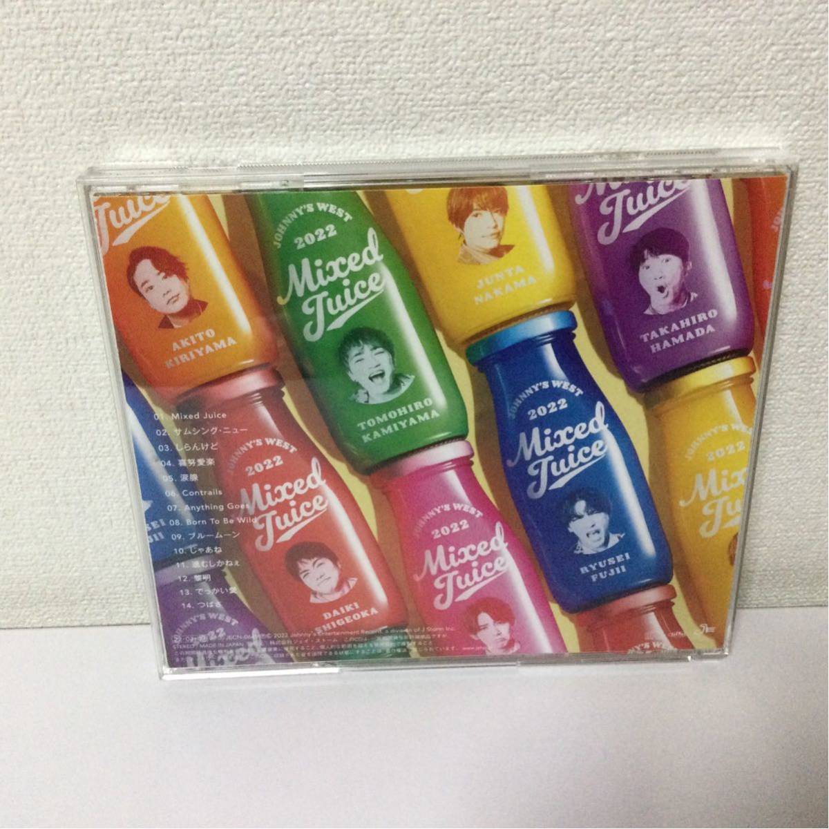 ジャニーズWEST mixed juice CD 的详细信息| 雅虎拍卖代拍| FROM JAPAN