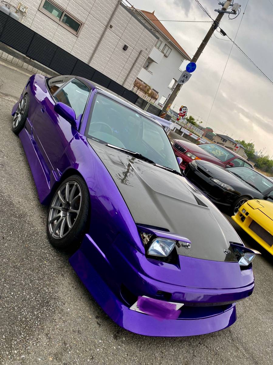 ☆三重県から 希少カラー パープルメタリック 平成5年180SX ☆三重県から 希少カラー パープルメタリック 平成5年180SX