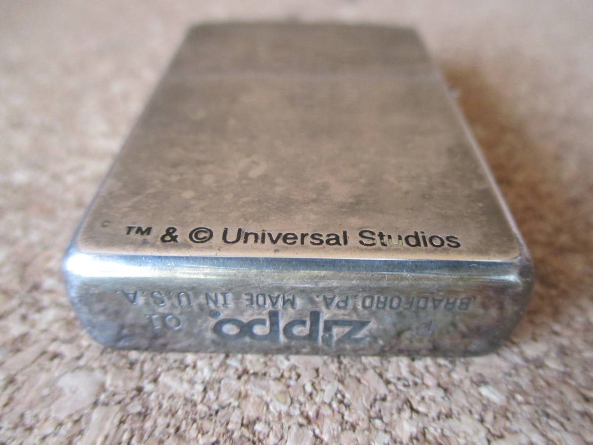 ZIPPO 『JAWS UNIVERSAL STUDIOS JAPAN ジョーズ ユニバーサル スタジオ ジャパン』2001年6月製造 鮫 オイルライター ジッポー 廃版激レア_画像2