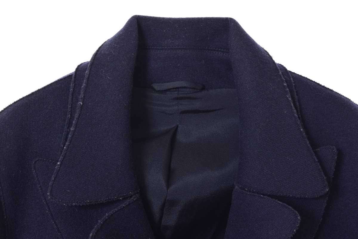 美品 NEIL BARRETT レイヤード シングル チェスター コート 46