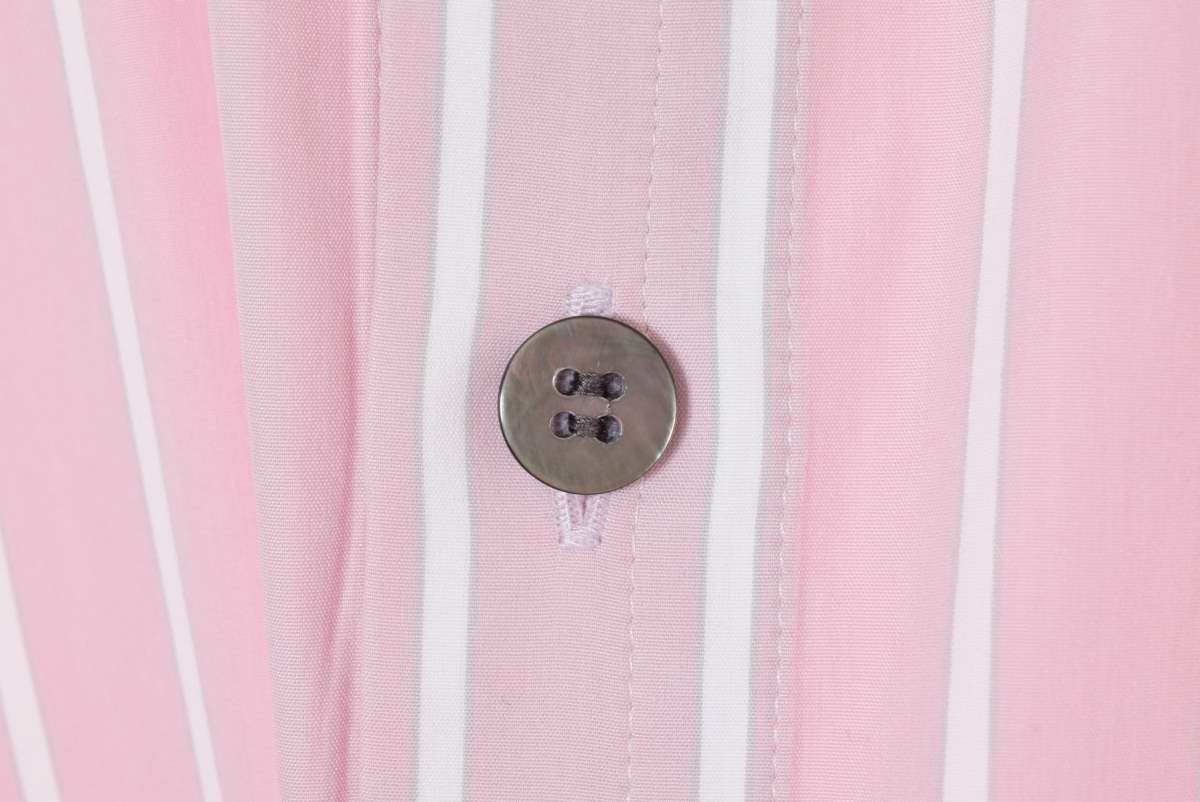 美品 AMBUSH ストライプ 半袖 シャツ 1 ライトピンク アンブッシュ KL4QCSUA59_画像5