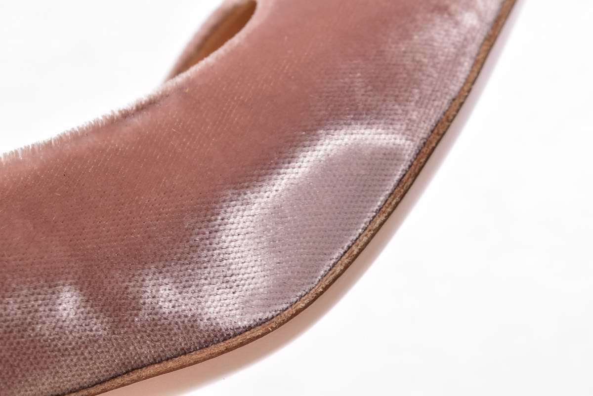 Gianvito Rossi アンクルストラップ ベルベット パンプス | www