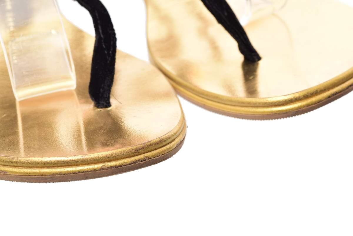  прекрасный товар Giuseppe Zanotti Designbiju- дизайн ремешок сандалии 37 Gold Giuseppe Zanotti дизайн KL4QHLUQ84