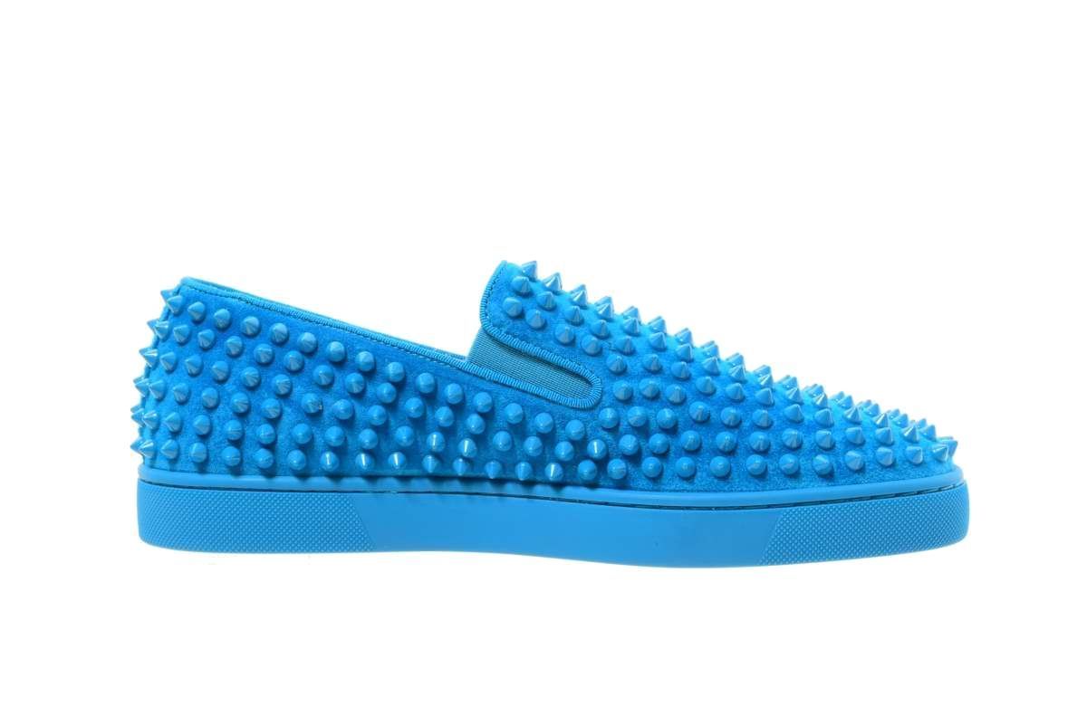 未使用 Christian Louboutin ROLLER-BOAT スタッズ スニーカー 40.5