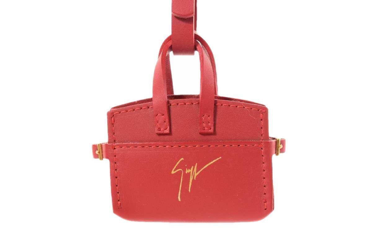  прекрасный товар Giuseppe Zanotti Design сумка type кожа брелок для ключа ONE SIZE красный Giuseppe Zanotti дизайн KL4CUBQP23