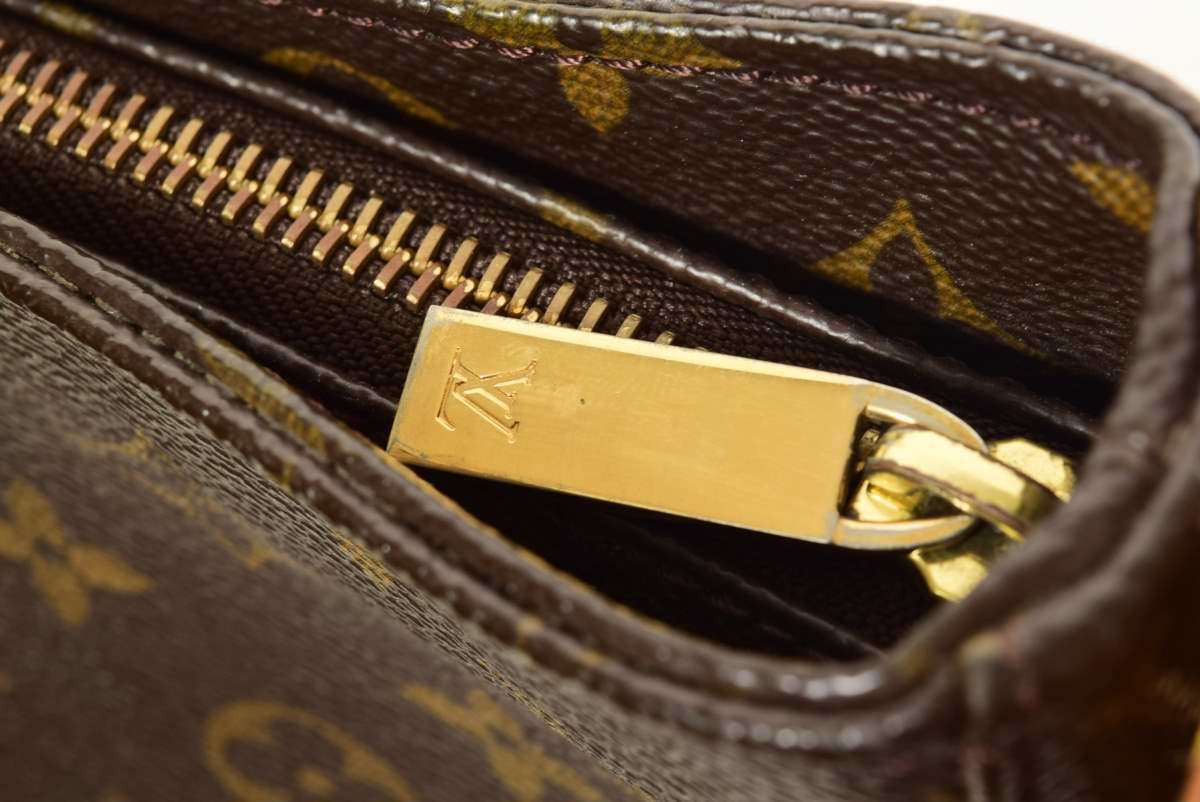 LOUIS VUITTON ルーピング GM モノグラム バッグ GM ブラウン ルイ