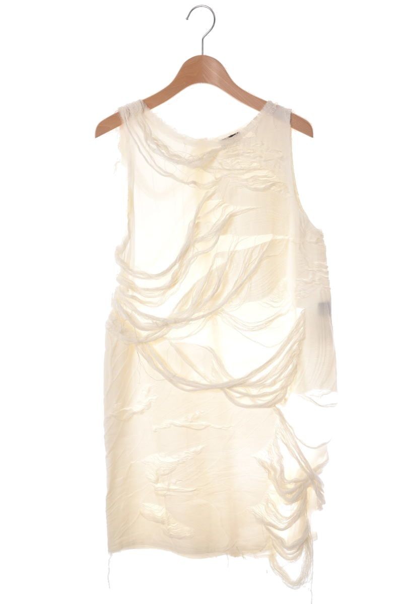 FENDI エンブロイダリー シルク ドレス ワンピース 40 ホワイト フェンディ KL4PCA359