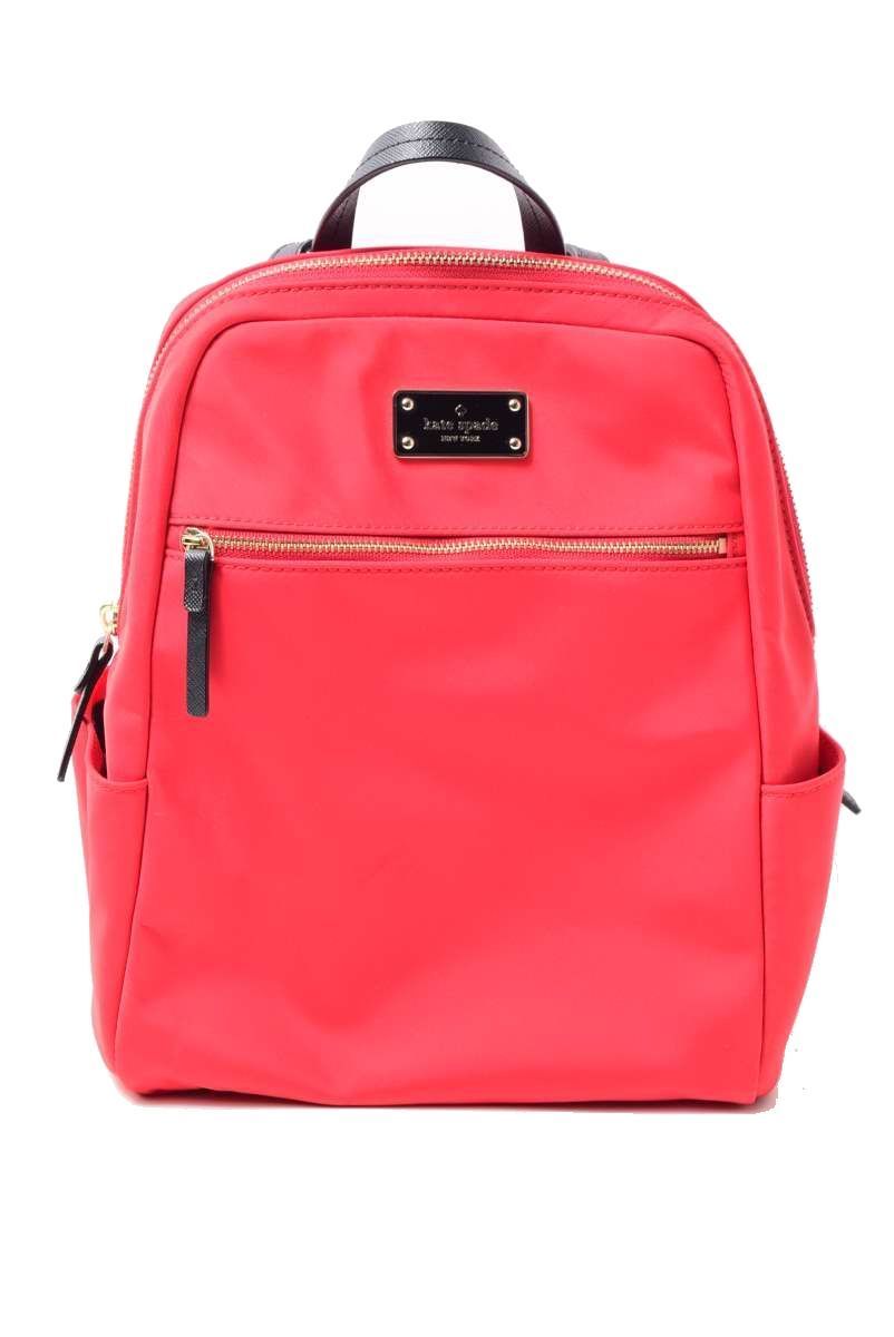 美品 kate spade new york ミニ ナイロンデイパック ONE SIZE レッド ケイトスペード KL4QA2C295_画像1