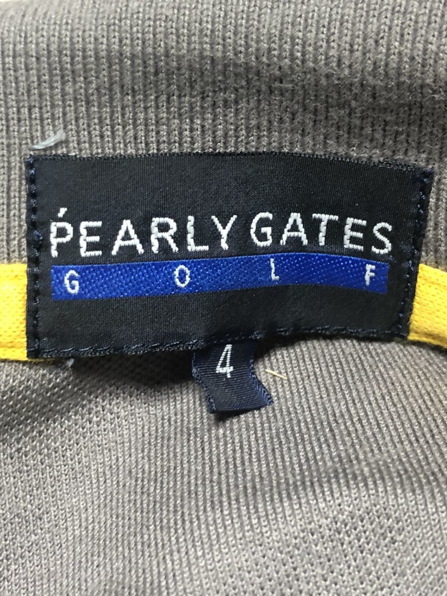 PEARLY GATES GOLF パーリーゲイツ　ゴルフ　半袖　ポロシャツ　サイズ 4 チェスト　90〜98 身長　168〜176_画像4
