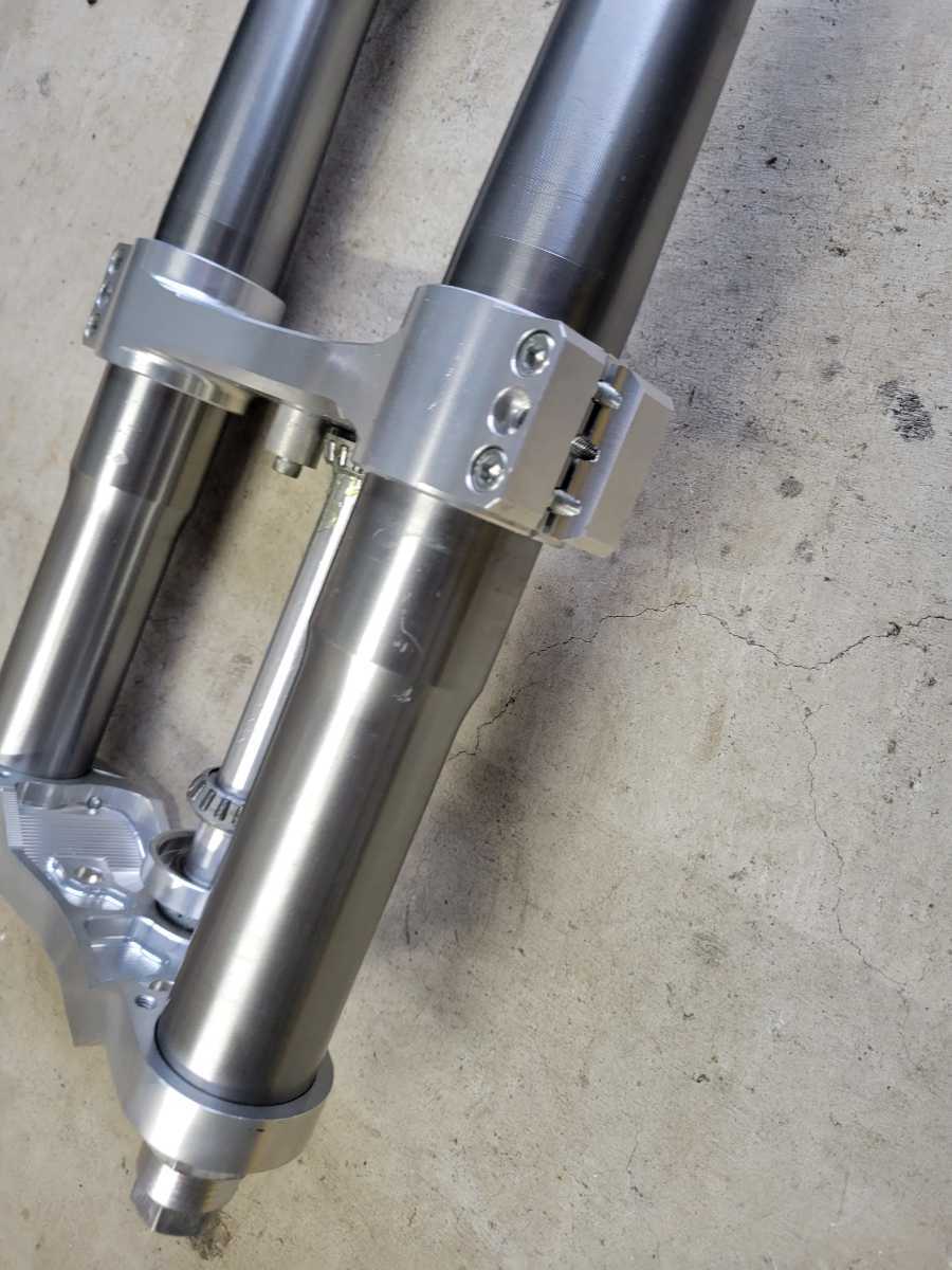 NSF100 NSR50用 RS125NX倒立フォーク取り付けキット Gクラフト NSF100 NSR50用 RS125NX倒立フォーク取り付けキット Gクラフト
