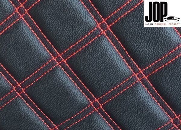  Jimny JB23 средний период H12/5-H16/9 чехол для сиденья бриллиантовая огранка стежок красный стеганый без блеска .PVC кожа передний и задний (до и после) один шт 