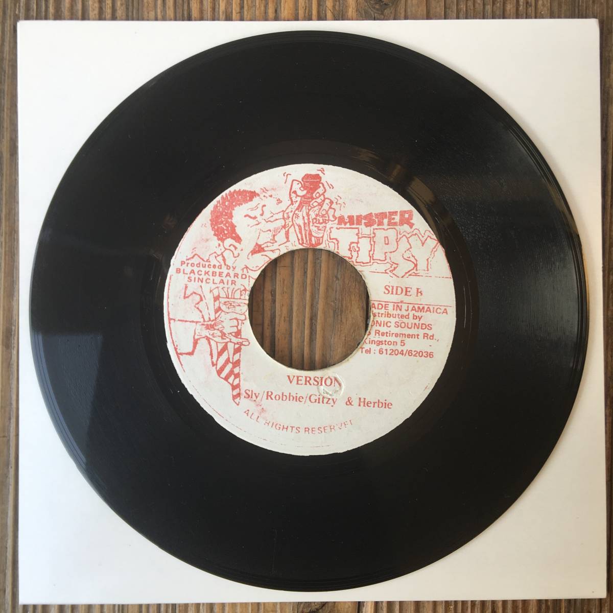 ★送料込み！1993！FANCY MAKE UP cover + Ninja！【Freddie McGregor & Ninjaman - Wicked Heart】7inch Mister Tipsy JA Original！