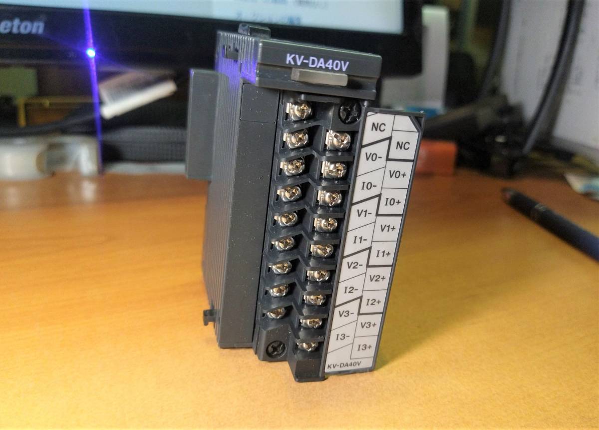 新しいコレクション アナログ出力ユニット KV-DA40V PLCシステム ...