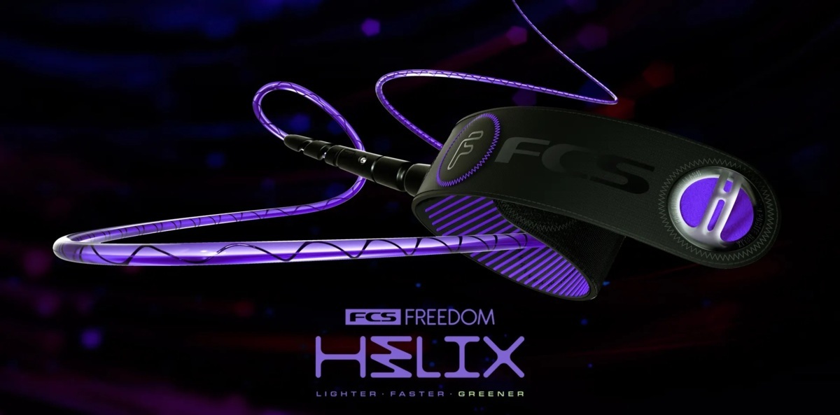 送料無料▲FCS Freedom Helix leash 6' Comp カラー Blue (新品)リーシュコード_画像4