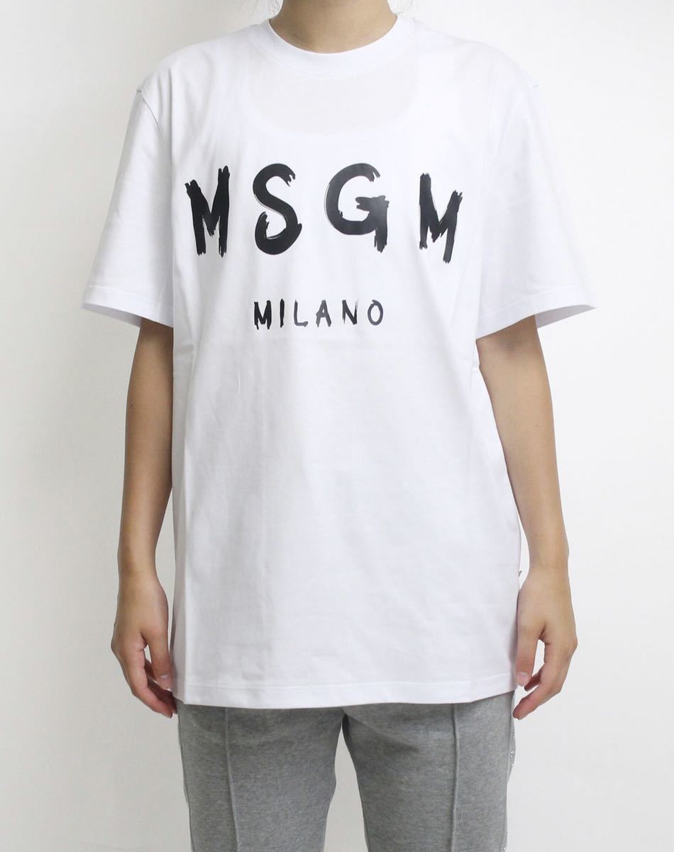 【格安saleスタート】 エムエスジーエム ロゴプリントTシャツ MSGM Tシャツ メンズ S 文字、ロゴ