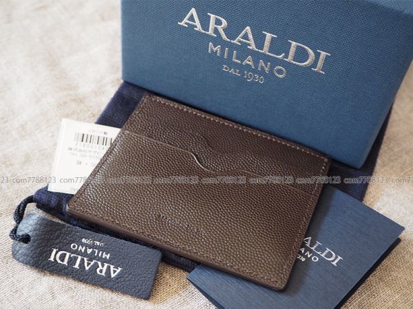 保管品２万《ARALDI 1930》イタリア製 カードケース ESTNATIONエステネーション アラルディ1930 キャビアレザー