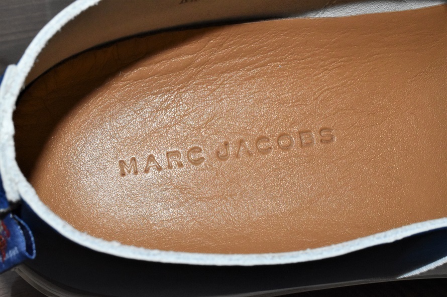 MARC JACOBS マークジェイコブス レザー スリッポン ローカットシューズ 40(25.0cm相当) イタリア製 未使用 男女共通展開_画像3