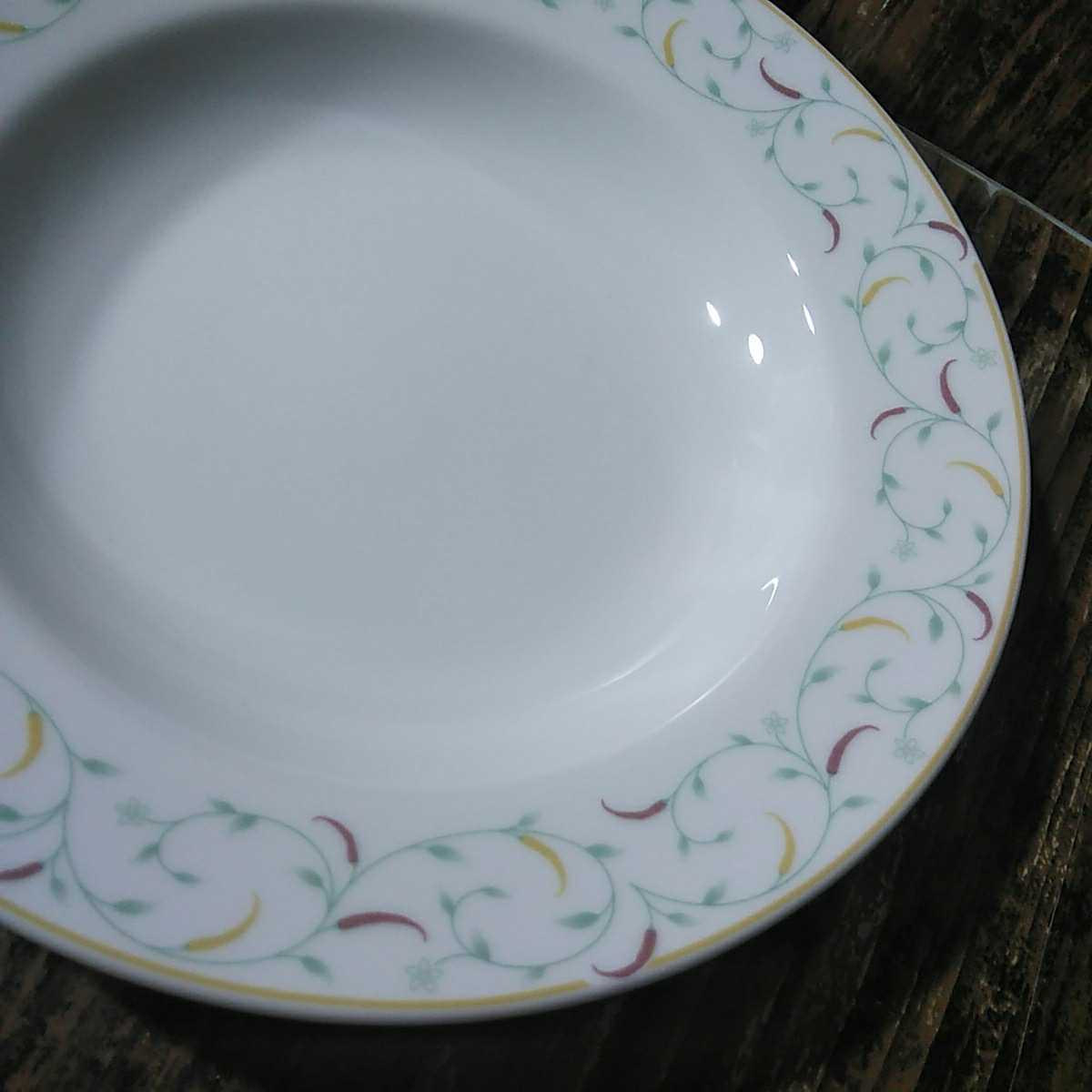 ノリタケ×デニーズ「プレート 2枚」約23cm Noritake Denny's パスタ皿