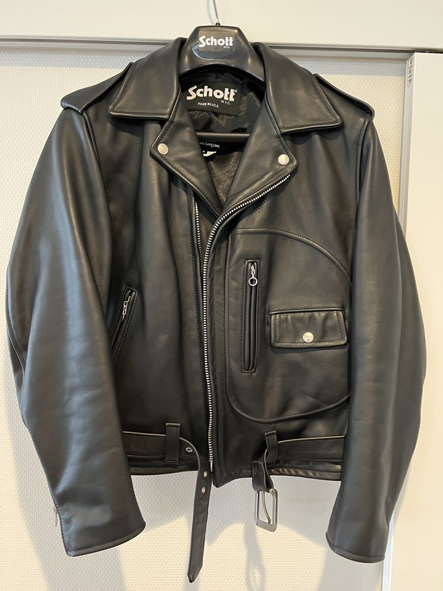 新品同様】JUNYA WATANABE COMME des GARCONS × Schott 17AW/JA 新品同様】JUNYA WATANABE COMME des GARCONS × Schott 17AW/JA