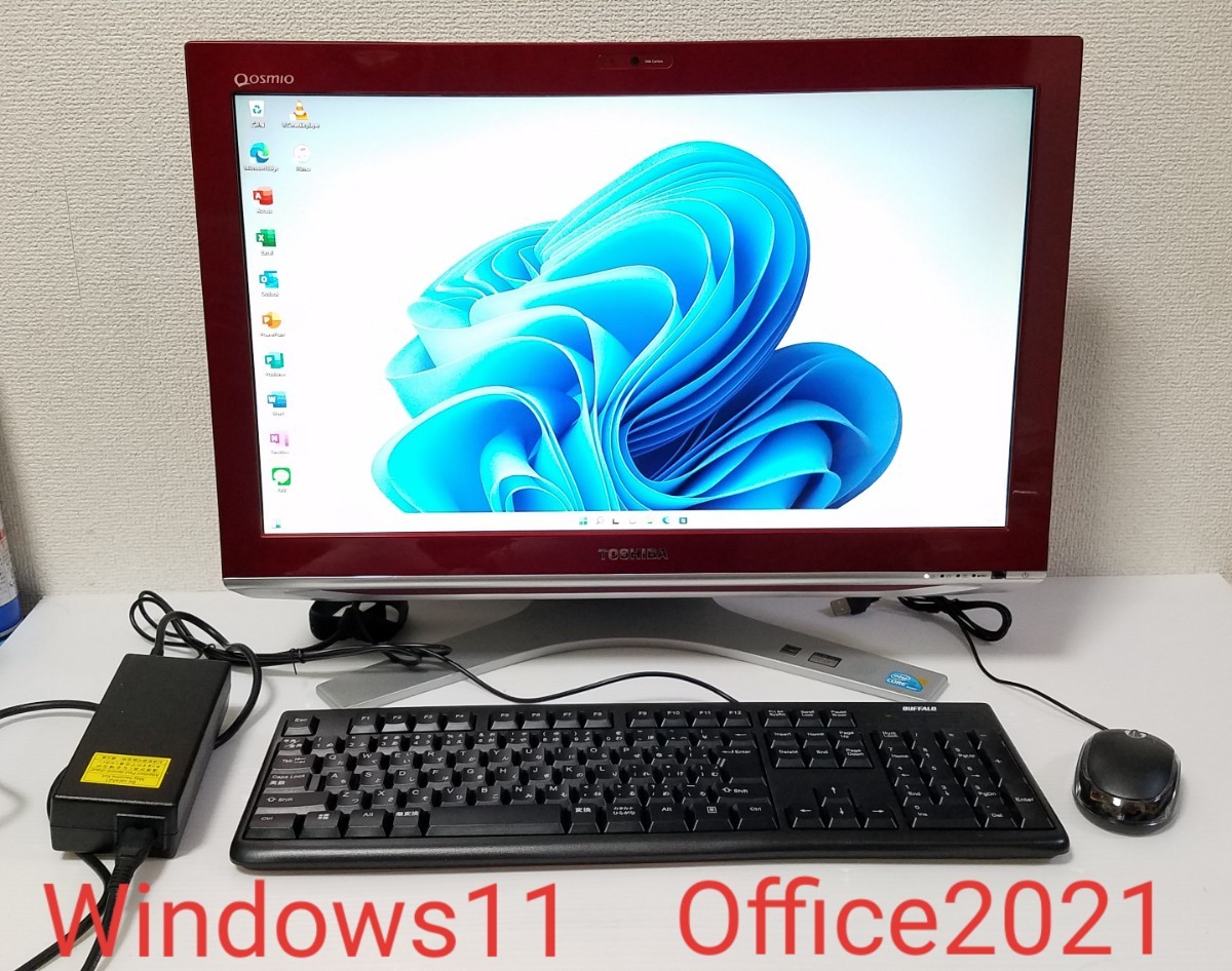 東芝 デスクトップPC Windows11 エクセル ワード ブルーレイ-
