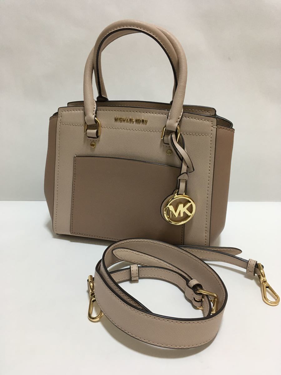 極美品 マイケルコース MICHALKORS ショルダー サッチェル 2way