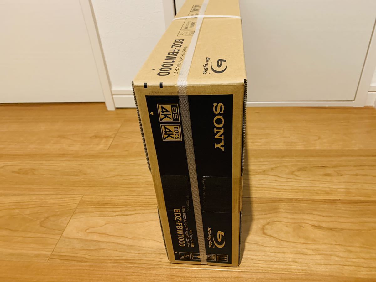 ソニー 1TB 2チューナー 4K ブルーレイレコーダー BDZ-FBW1000 4K放送
