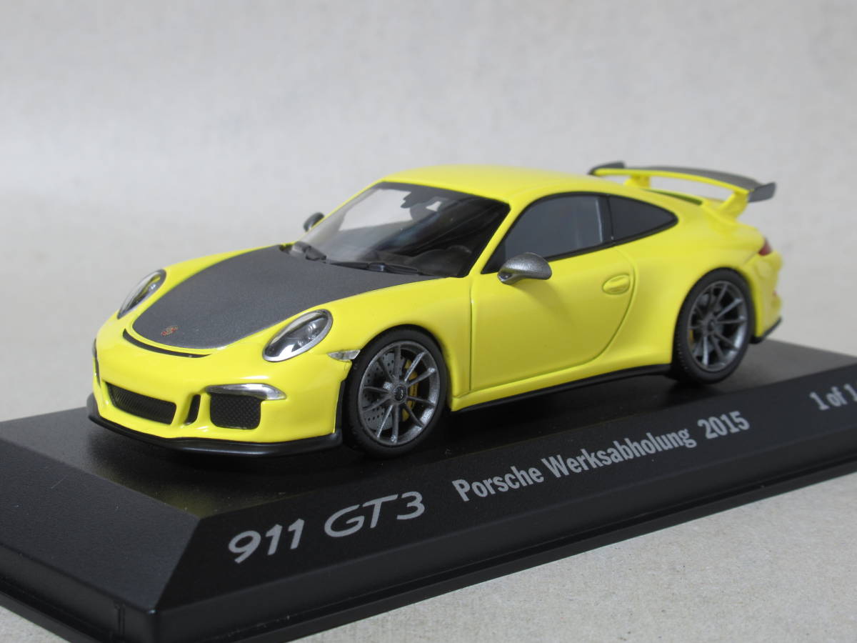 1/43 ポルシェ 911 GT3 イエロー Porsche Werksabholung 2015