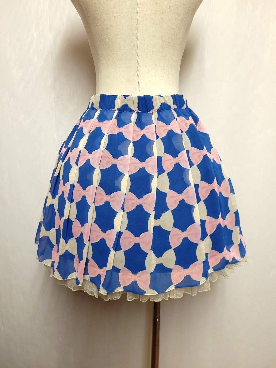 [Emily Temple Cute] ribbon pattern skirt / Emily Templecute 
