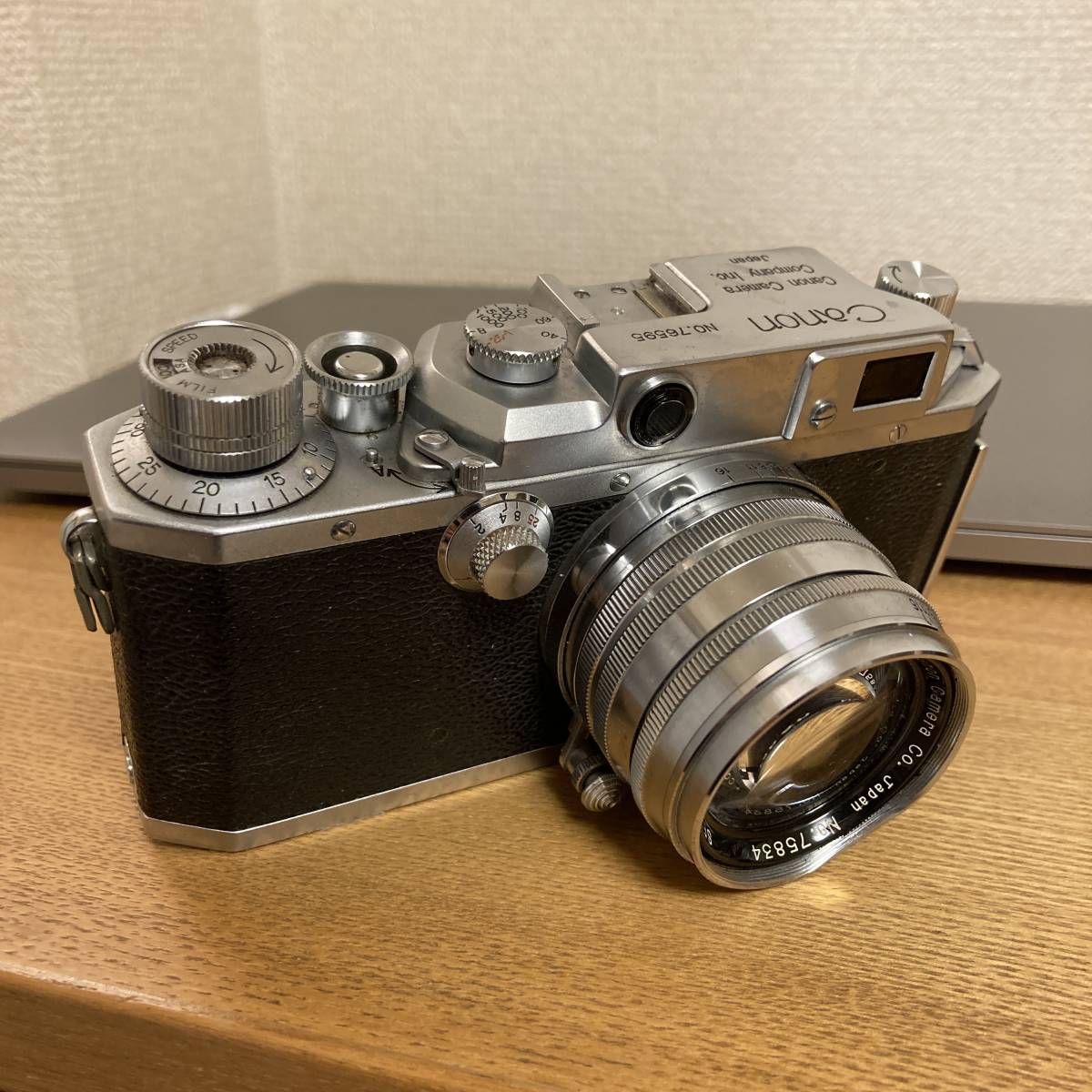 Canon カメラ 50mm F1.8 レンジファインダー レンズ-
