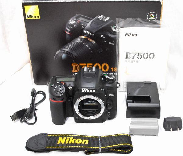 【新品級の超美品 3670ショット】Nikon ニコン D7500_画像1