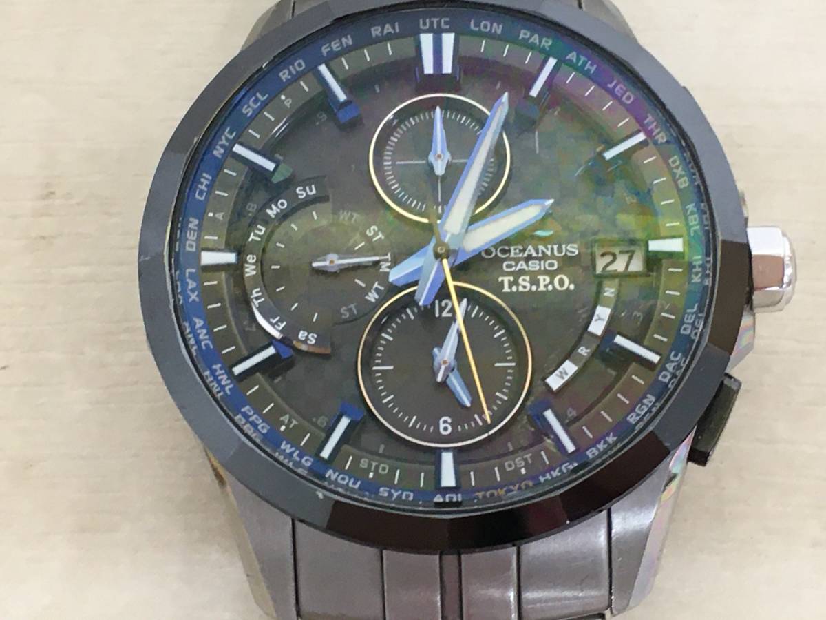 CASIO オシアナス OCW-S3001T-1AJR 限定モデル スカパラ…-