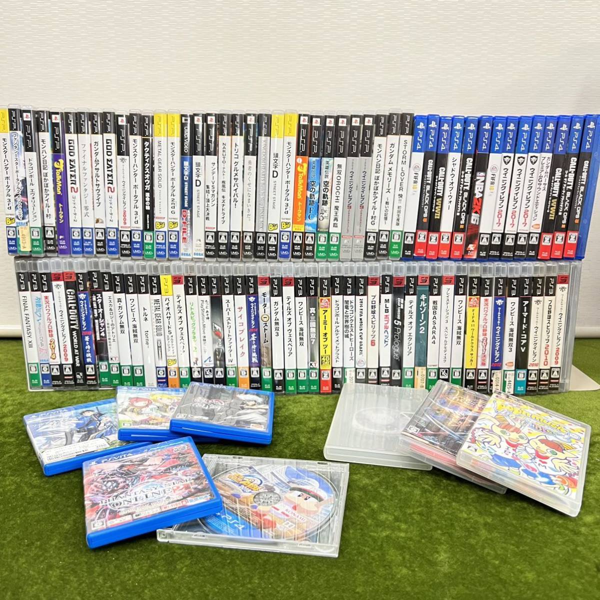 SONY/ソニー PSP 35本/PS4 16本/PS3 46本/PSVita 4本/計101本 ソフト