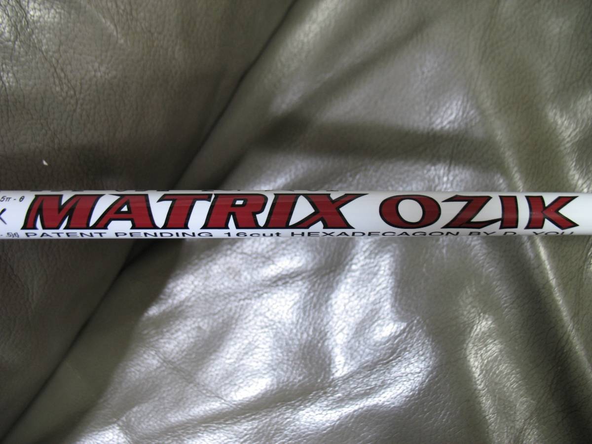 新品 ツアー支給品 MATRIX マトリックス OZIK HD6 S-FLEX 限定 白