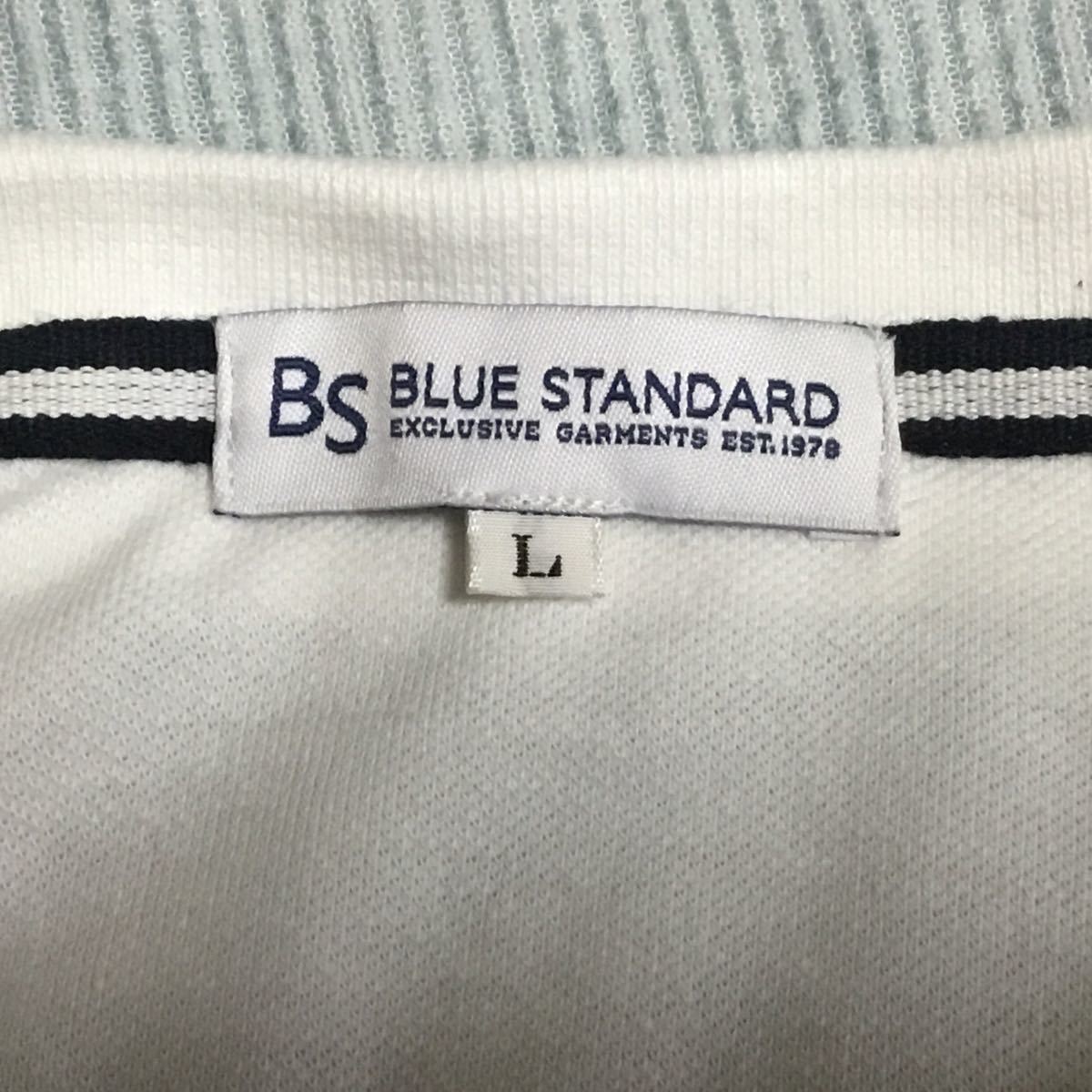 ブルースタンダード BLUE STANDARD ポロシャツ 半袖 L メンズ