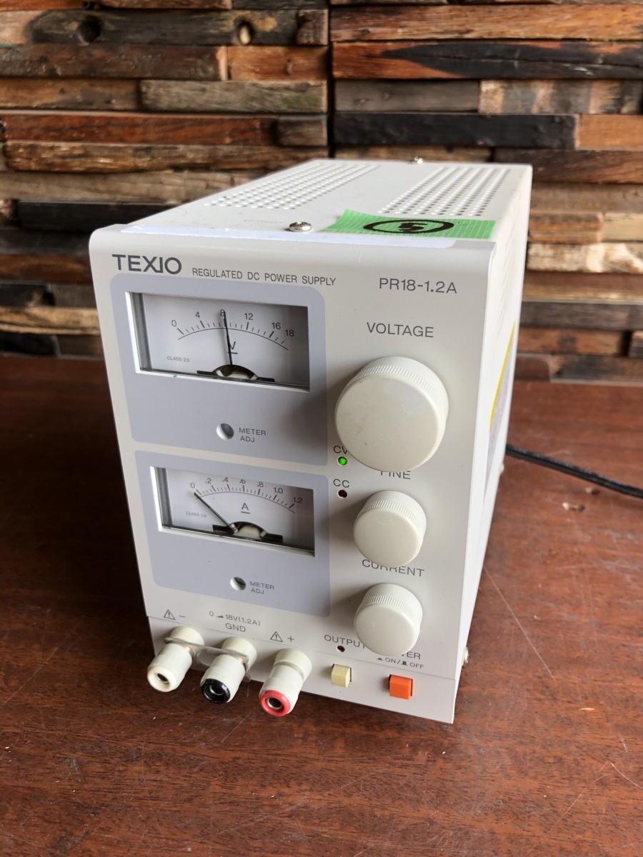 TEXIO 直流安定化電源 PR18-1.2A 通電のみ 5