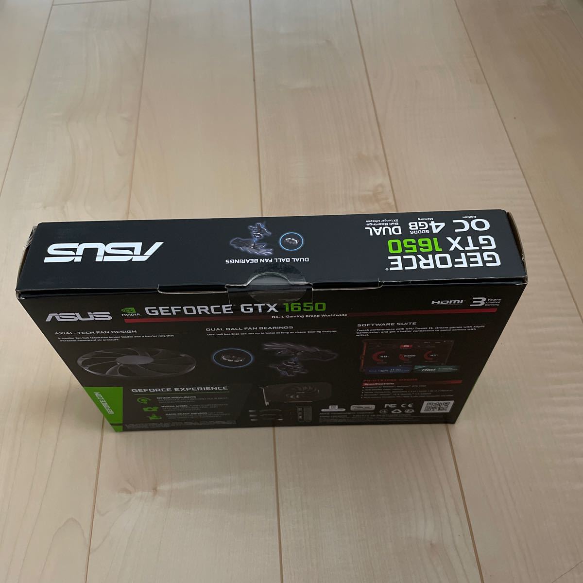 ASUS Phoenix GeForce GTX 1650 OC Edition 4GB GDDR6 新品未開封