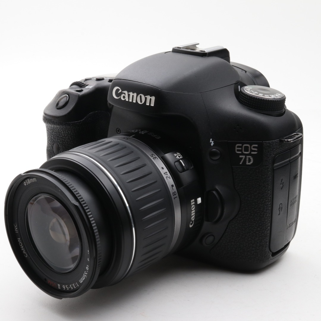 良品 Canon 7D レンズセット キャノン カメラ 一眼レフ 人気 初心者 おすすめ 新品CFカード付
