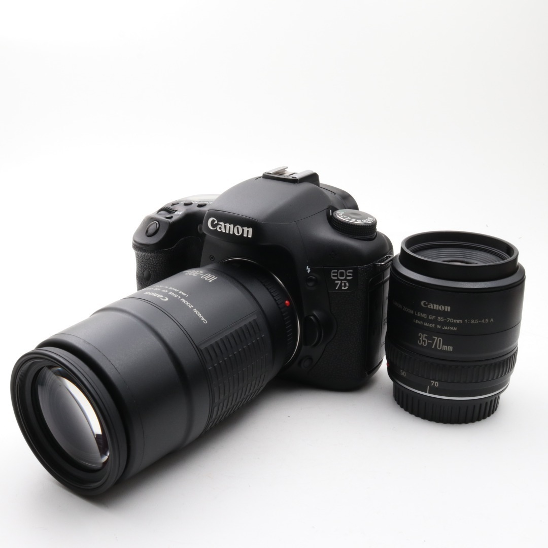 中古 美品 Canon 7D ダブルズームセット キャノン 一眼レフ カメラ おすすめ 初心者 入門機 新品CFカード8GB