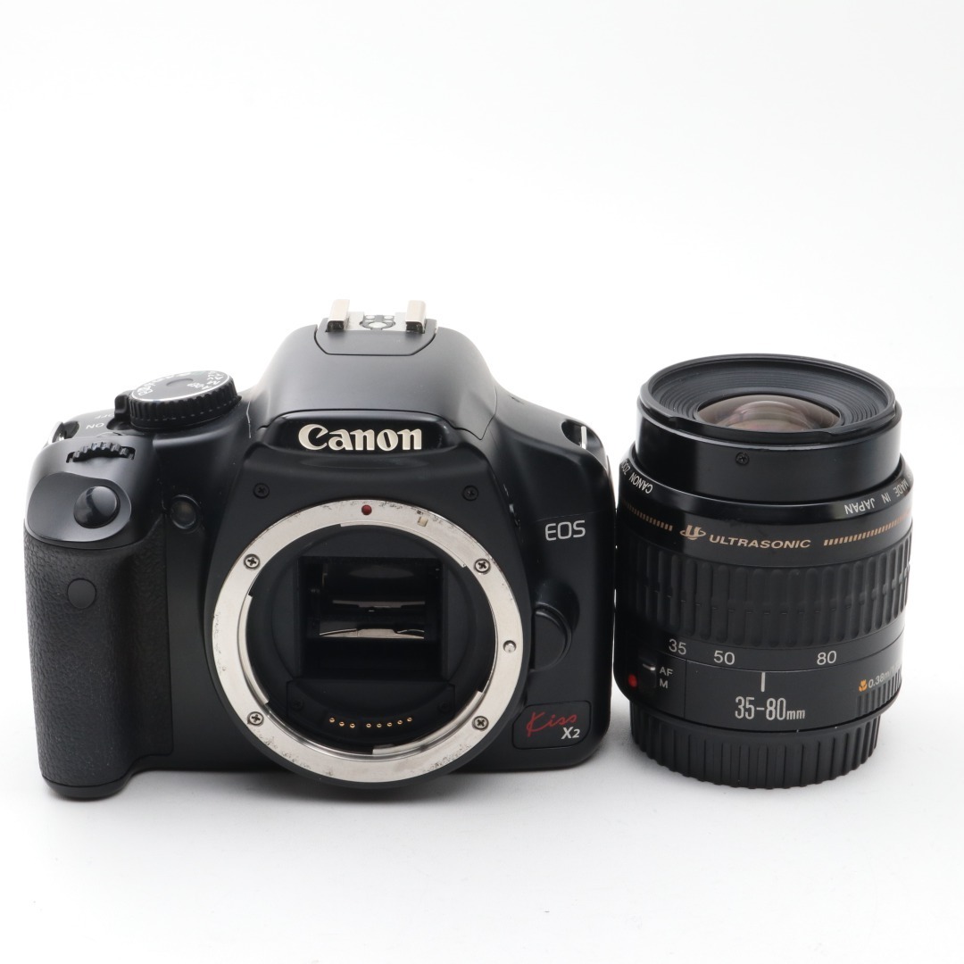 中古 美品 Canon EOS X2 レンズセット 一眼レフ カメラ キャノン 初心者 人気 おすすめ 新品SDカード8GB付_画像5