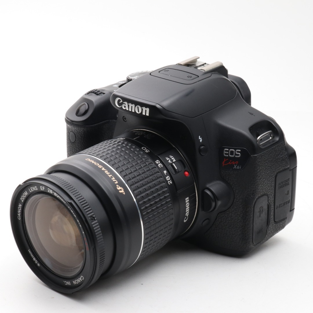 中古 美品 Canon EOS X6i レンズセット キャノン 一眼レフ カメラ　自撮り 人気 初心者 おすすめ 新品8GBSDカード付_画像1