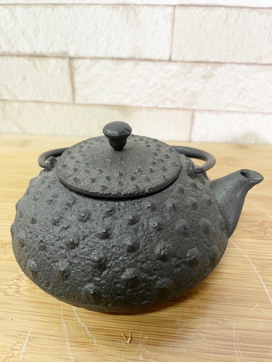 南部鉄瓶 湯沸 急須 煮茶壷 茶器 茶道具 煎茶道具 サイズ　16×14ｃｍ(二階)_画像1