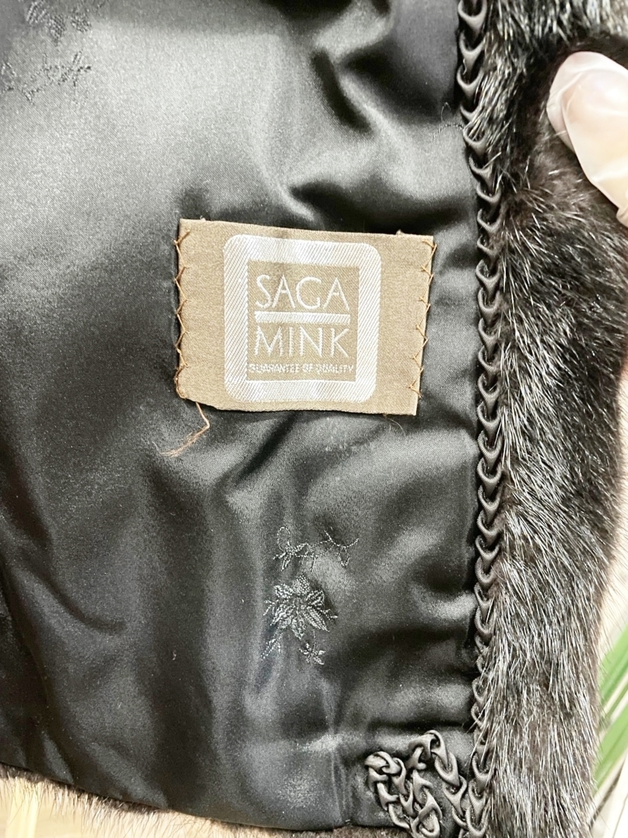 SAGA MINK /サガミンク Belle Vison 最高級 ミンク ファー 毛皮 コート ファーコート 毛質柔らか 女性 レディー（小部屋）の画像5