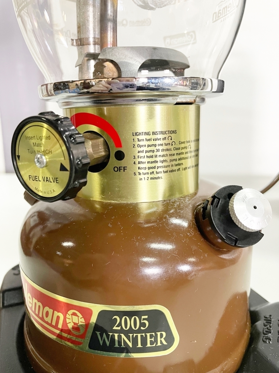 古着人気アイテム 34300円 Coleman コールマン シーズンズランタン 第1弾 2005 ホワイトガソリンランタン