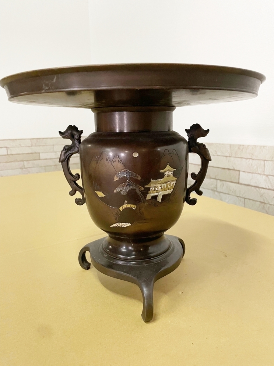 Yahoo!オークション - 薄端 うすばた 青銅製薄端 金属工芸 花器 Yahoo!オークション - 薄端 うすばた 青銅製薄端 金属工芸 花器