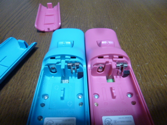 R049【送料無料 動作確認済 即日発送】Wii　WiiU リモコン　モーションプラス　純正 RVL-036 ピンク　ブルー　任天堂